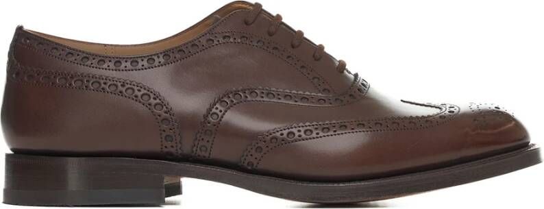 Church's Platte Schoenen Burwood Stijl Brown Heren