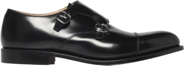 Church's Dubbele Monk Strap Leren Loafers Black Heren