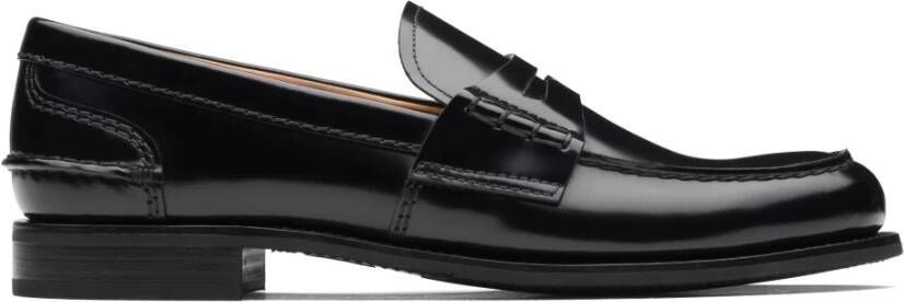 Church's Stijlvolle Suède Loafers Black Dames