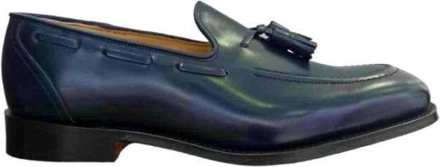 Church's Suède Loafer Schoen Blue Heren