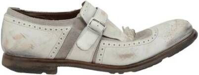 Church's Vintage Leren Loafers met Franjedetail White Heren