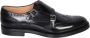 Church's Zwarte Ballerina Flats Elegant Brogue Design Black Dames - Thumbnail 1