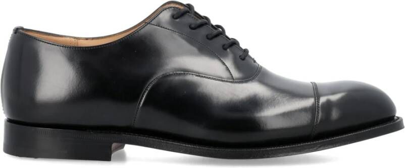 Church's Zwarte Gesloten Derby Schoenen Black Heren