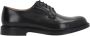 Church's Zwarte leren Derby platte schoenen Black Heren - Thumbnail 1