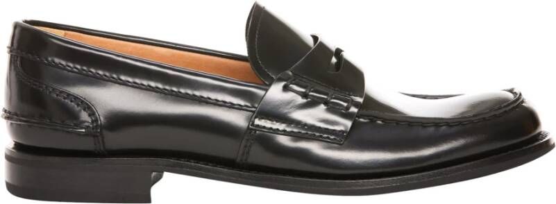 Church's Klassieke Zwarte Pembrey Leren Schoenen Black Dames