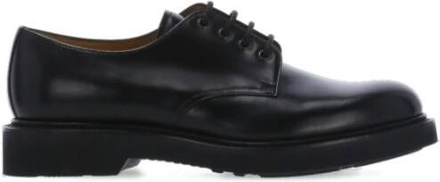 Church's Zwarte Leren Veterschoenen Black Heren