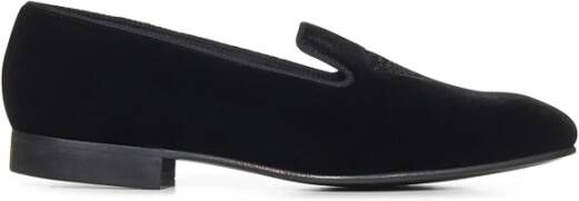 Church's Zwarte Loafer Schoenen Elegant Kroon Borduurwerk Black Heren