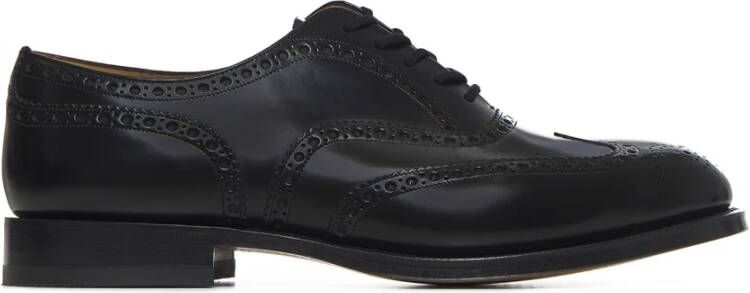 Church's Zwarte platte schoenen Elegant stijl Black Heren