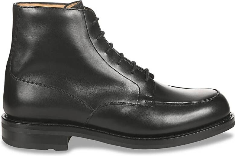 Church's Zwarte platte schoenen Elegante stijl Black Heren