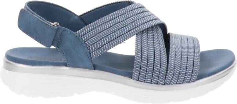 Cinzia Soft Comfortabele en veelzijdige sandalen Blue Dames