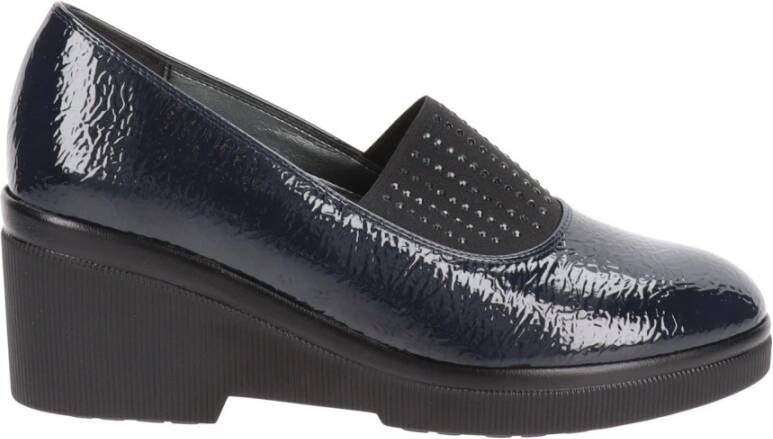 Cinzia Soft Dames Loafers van Kunstleer Blue Dames