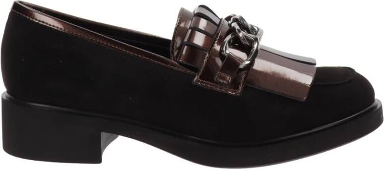 Cinzia Soft Faux Leather Loafers Comfort Stijl Black Dames