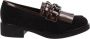 Cinzia Soft Faux Leather Loafers Comfort Stijl Black Dames - Thumbnail 1