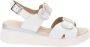 Cinzia Soft Dames Sandalen van Kunstleer met Gesp Sluiting White Dames - Thumbnail 1