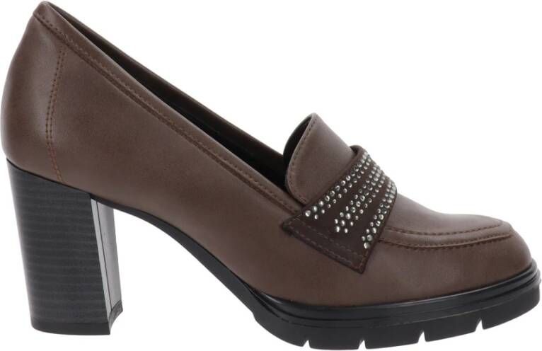 Cinzia Soft Dameschoenen met hak van imitatieleer Brown Dames