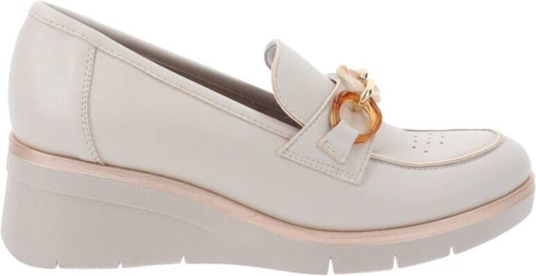 Cinzia Soft Damesloafers van Kunstleer Beige Dames