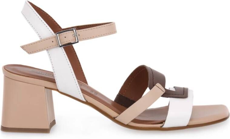 Cinzia Soft High Heel Sandals Beige Dames