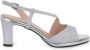 Cinzia Soft High Heel Sandals Grijs Dames - Thumbnail 1