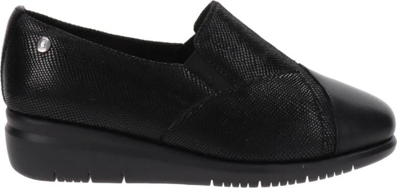 Cinzia Soft Leren Dames Loafers Stijlvol Comfort Black Dames