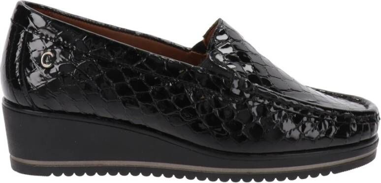 Cinzia Soft Leren Dames Mocassins Black Dames