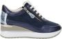 Cinzia Soft Leren Dames Sneakers Stijlvol Comfort Blue Dames - Thumbnail 8