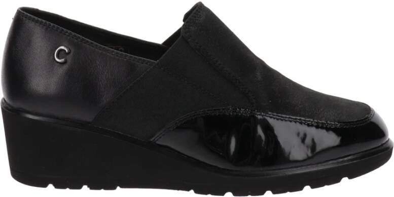 Cinzia Soft Leren Damesloafers Black Dames