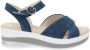 Cinzia Soft Leren Sandalen Elegant Comfortabele Stijl Blue Dames - Thumbnail 6