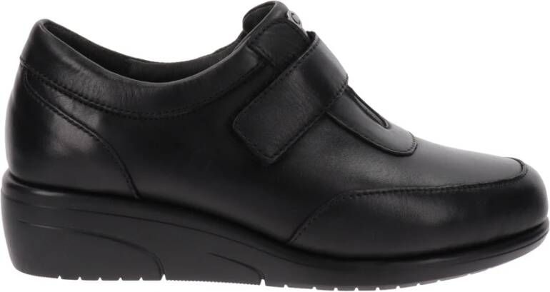 Cinzia Soft Leren Sneakers Comfort Stijl Black Dames