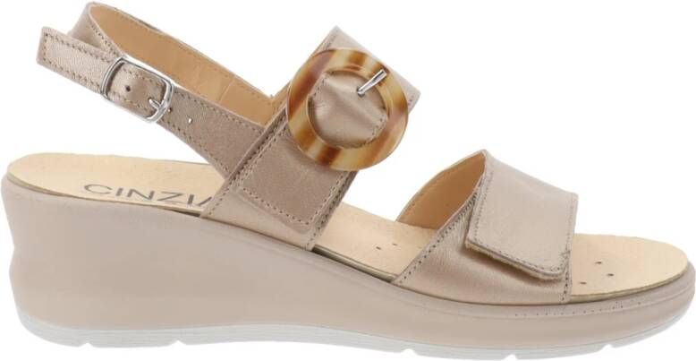 Cinzia Soft Sandals Beige Dames