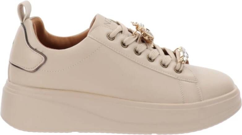 Cinzia Soft Sneakers van imitatieleer voor dames Beige Dames