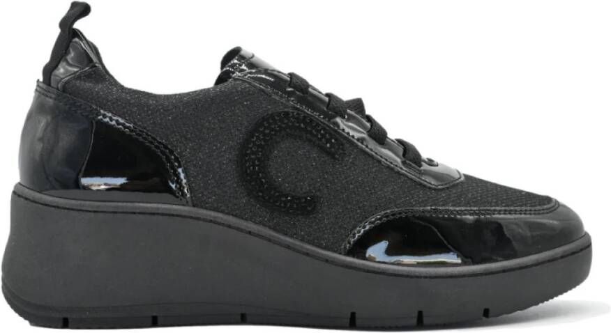 Cinzia Soft Zwarte Sneakers met Stijl Mm4893002 Black Dames