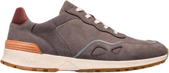 Clae Hayden Nubuck Sneakers Bruin Heren