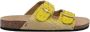 Claris Virot Gele maïs sandalen met python en messing details Yellow Dames - Thumbnail 1