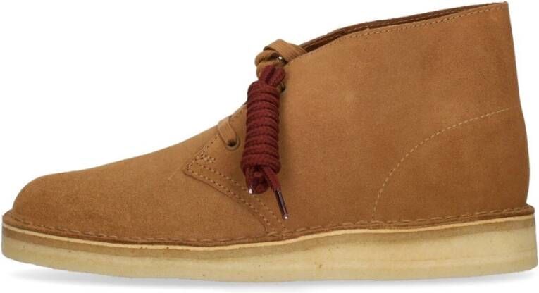 Clarks Desert Coal Suede Lifestyle Laarzen Bruin Heren