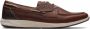 Clarks ATL Sail Go Witte Zool Veterschoen Brown Heren - Thumbnail 1