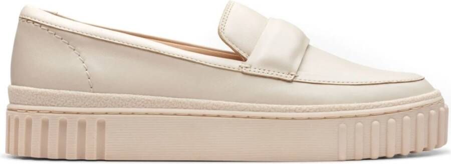 Clarks Beige Loafers voor Vrouwen Beige Dames