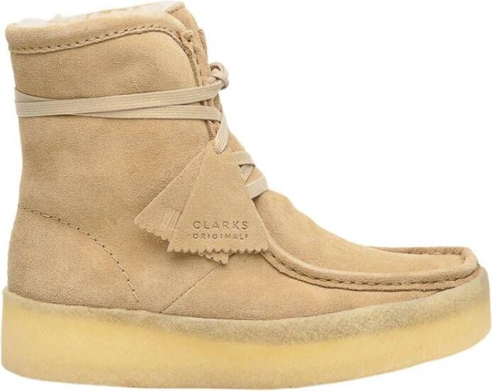 Clarks Beige Suède Chukka Laars Beige Heren