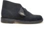 Clarks Blauwe Suède Veterschoenen Blue Heren - Thumbnail 1