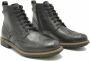 Clarks Bruin leren winter enkellaars Westcombe Black Heren - Thumbnail 1