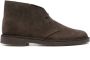 Clarks Bruine Suède Veterschoenen Brown Heren - Thumbnail 1