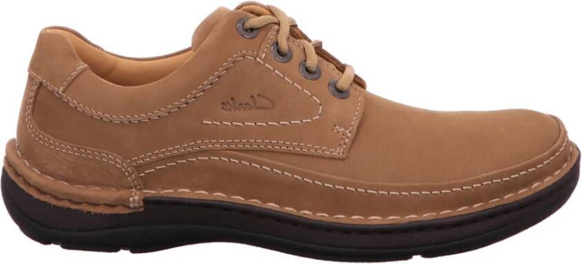 Clarks Veterschoenen NATURE THREE met zacht verdikte binnenzool