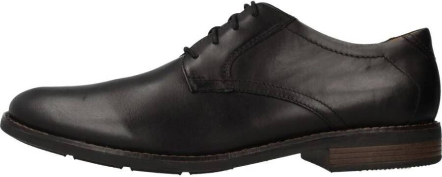 Clarks Business Shoes Black Heren