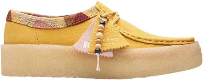 Clarks Dames; Originals Wallabee Cup 26165817 schoenen Yellow Dames