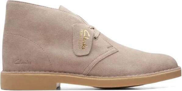 Clarks Desert Boot Evo Suède Herenschoen Beige Heren