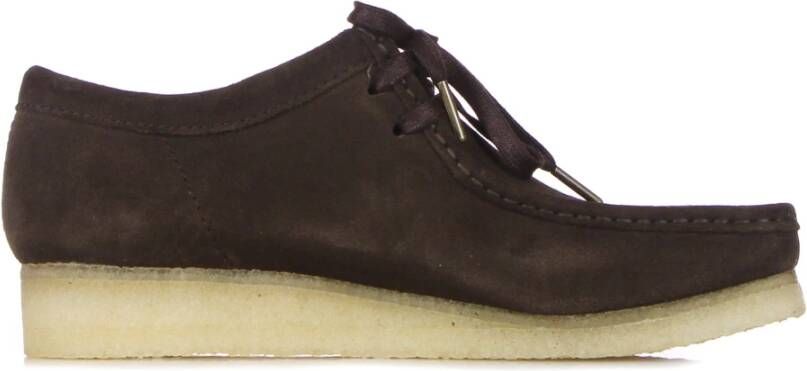 Clarks Donkerbruine Suède Heren Mocassin Schoen Brown Heren