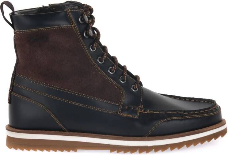 Clarks Eco Leren Veterschoenen Bruin Heren