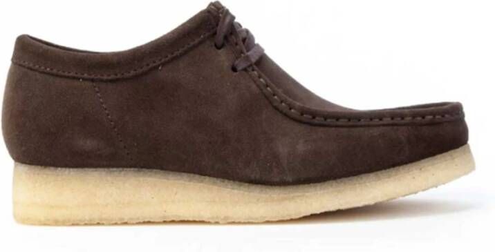 Clarks Donkerbruine Suède Heren Mocassin Schoen Brown Heren