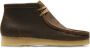 Clarks Originals Wallabee Boot Bijenwas Leer Brown Heren - Thumbnail 2