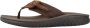 Clarks Stijlvolle Zomer Flip Flops Brown Heren - Thumbnail 1