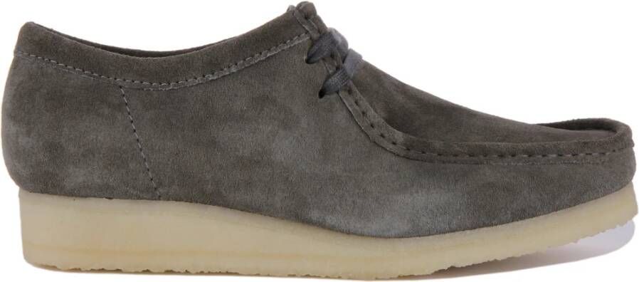 Clarks Grijze Wallabee Herenschoenen Gray Heren